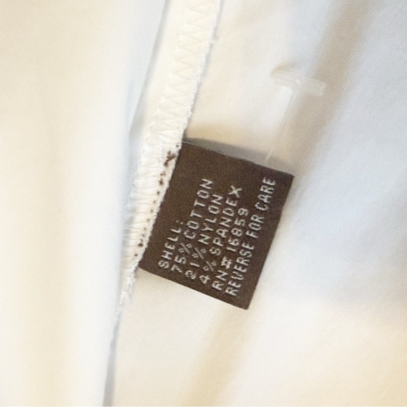 J. McLaughlin Tunic Top Blouse Button Front White size M - Picture 6 of 6